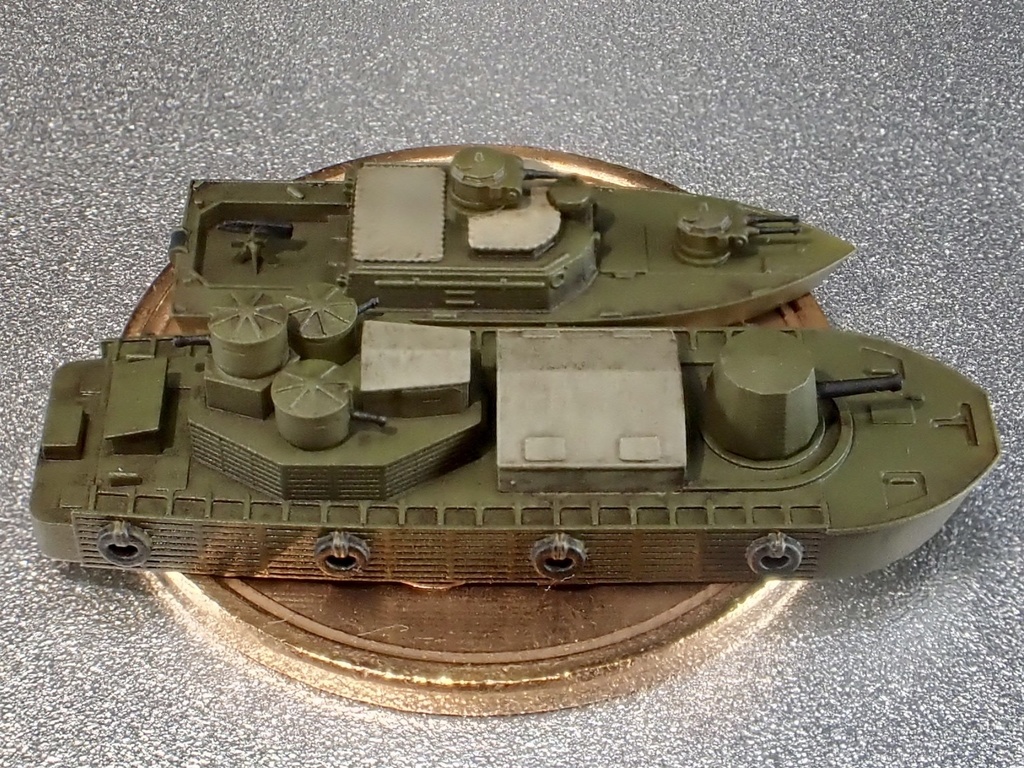 1/700 MUS SET41 現用米軍 モニター艇、ASPBセット