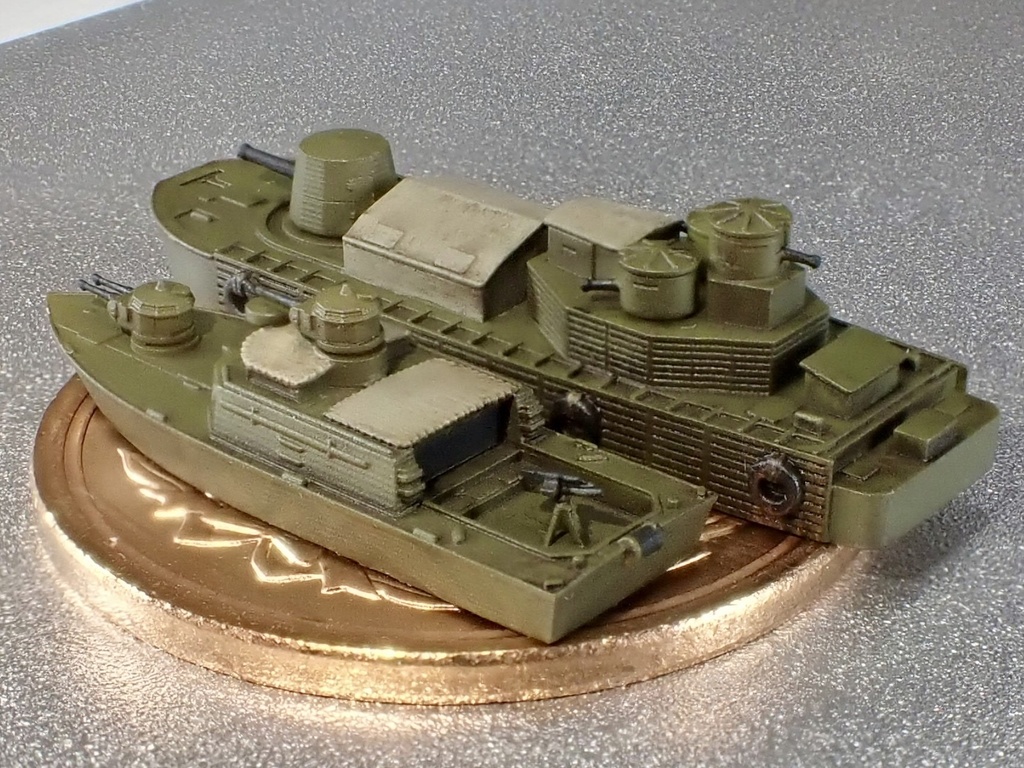 1/700 MUS SET41 現用米軍 モニター艇、ASPBセット