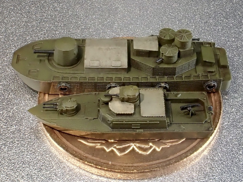 1/700 MUS SET41 現用米軍 モニター艇、ASPBセット