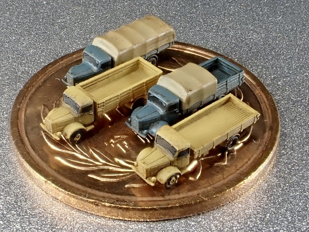 1/700　GSET41 ドイツ軍　L4500トラック前期型　セット