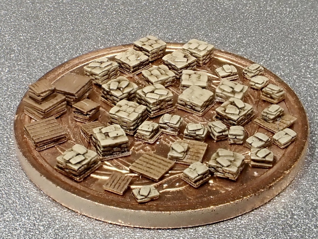 1/700 M19 集積麻袋、パレットセット