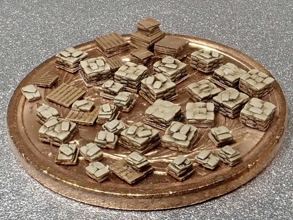 1/700 M19 集積麻袋、パレットセット