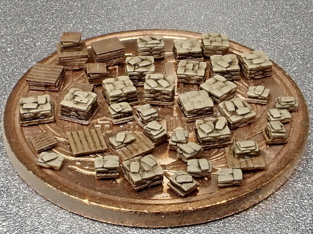1/700 M19 集積麻袋、パレットセット