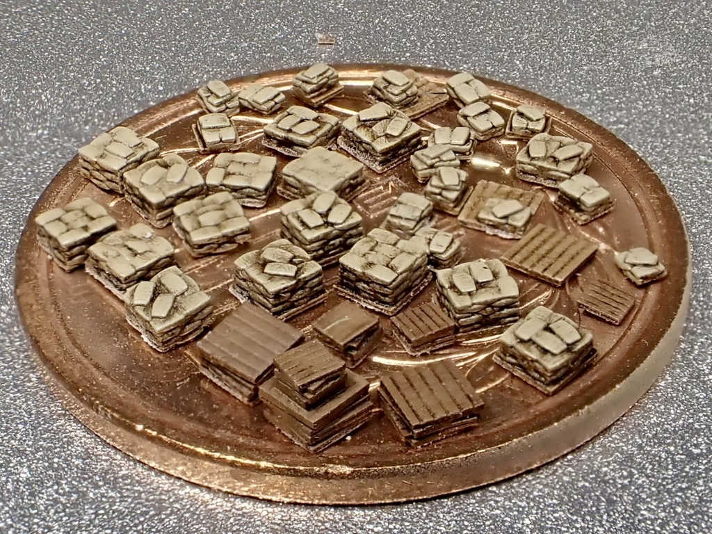 1/700 M19 集積麻袋、パレットセット