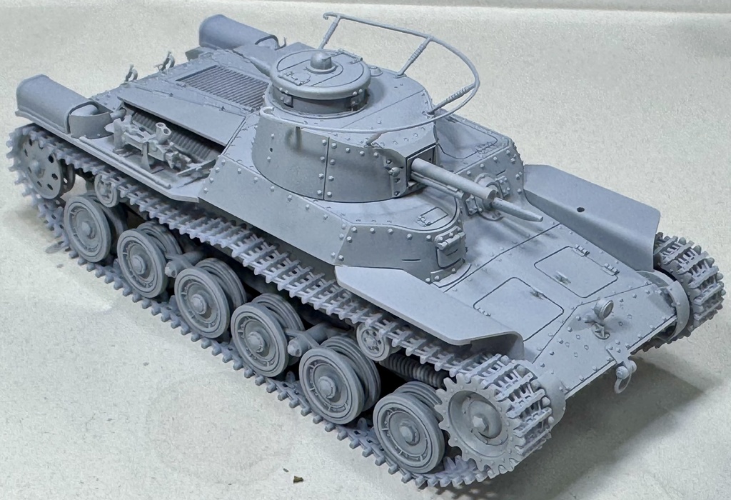 1/48 JPN1-48 日本軍 九七式中戦車チハ車 旧砲塔旧車体