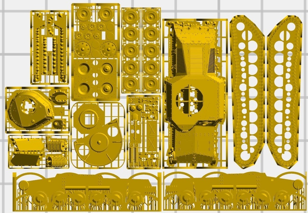 1/48 JPN1-48 日本軍 九七式中戦車チハ車 旧砲塔旧車体 - Fire