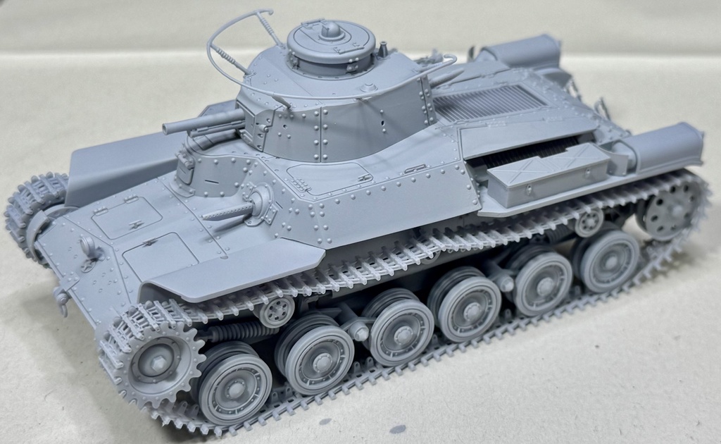 1/48 JPN1-48 日本軍 九七式中戦車チハ車 旧砲塔旧車体