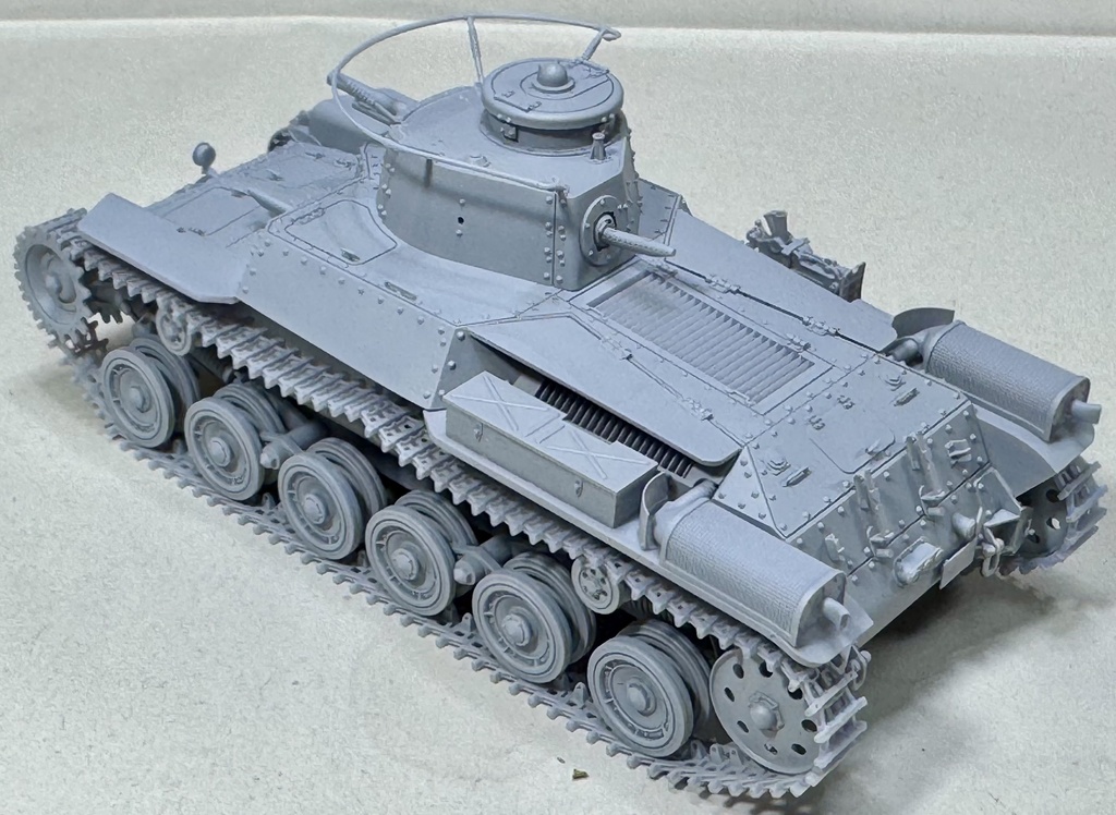 1/48 JPN1-48 日本軍 九七式中戦車チハ車 旧砲塔旧車体