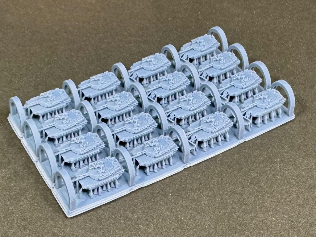 1/700 MUS42 現用米軍 M1A2 TUSK2 & MINE PLOWセット