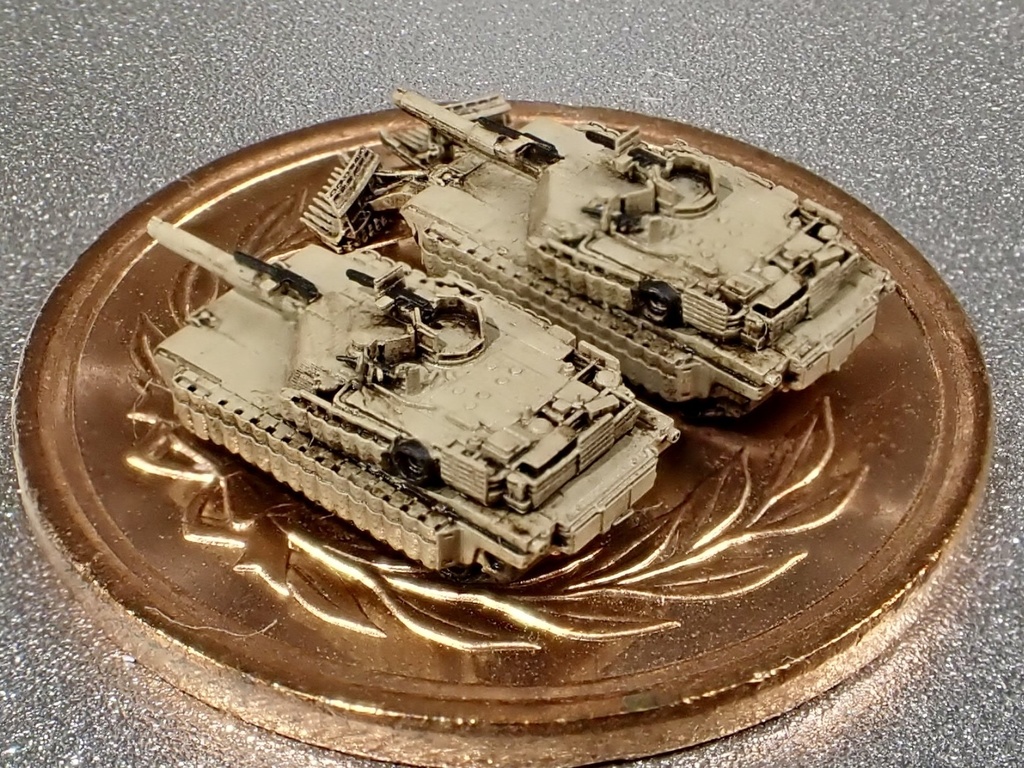 1/700 MUS42 現用米軍 M1A2 TUSK2 & MINE PLOWセット