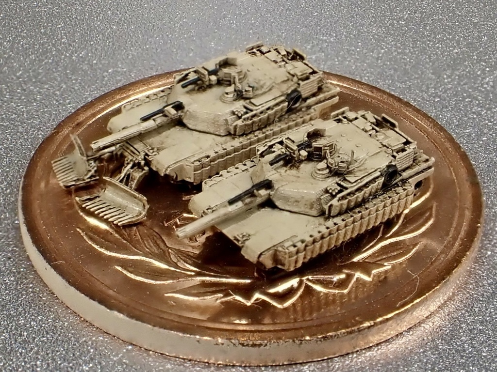 1/700 MUS42 現用米軍 M1A2 TUSK2 & MINE PLOWセット