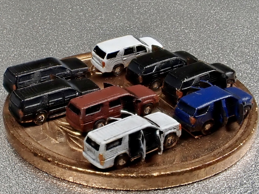 1/700 M20 アメリカンSUVセット