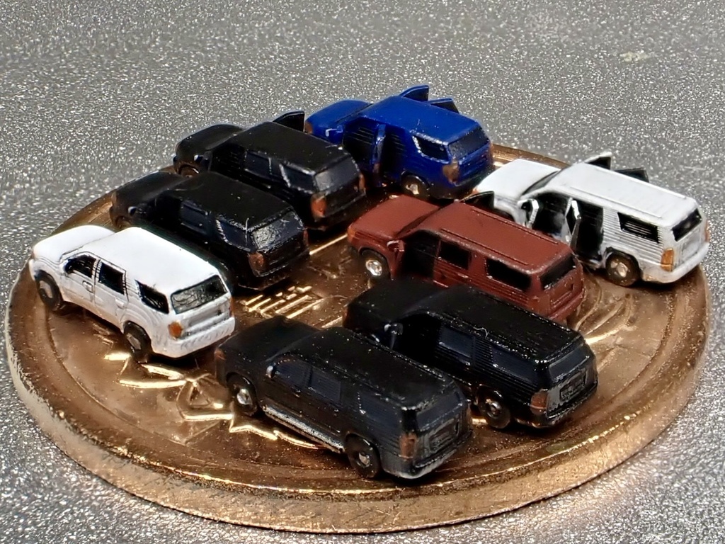 1/700 M20 アメリカンSUVセット