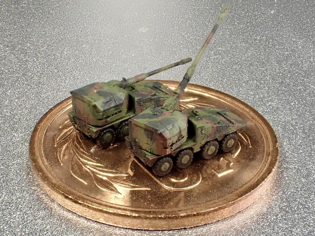 1/700 MG8 現用ドイツ軍 RCH 155 ボクサー自走砲セット