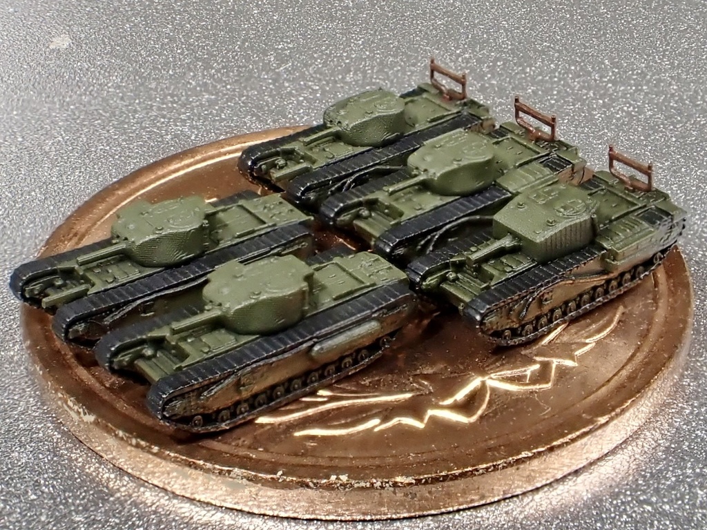 1/700 UK10 英軍　チャーチルMk.Ⅰ、Ⅱ、Ⅲ　ディエップ上陸作戦セット
