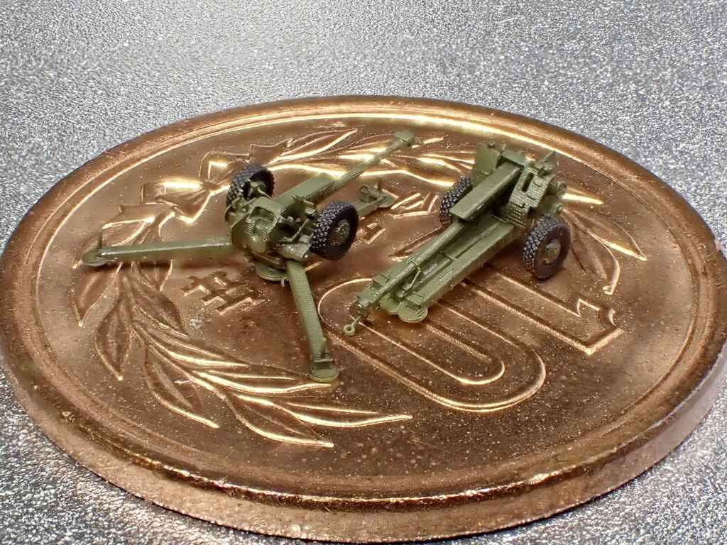 1/700 MR21 現用ロシア軍 D30 122mm榴弾砲セット