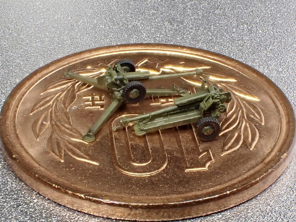 1/700 MR21 現用ロシア軍 D30 122mm榴弾砲セット