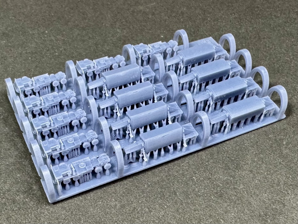 1/700 MUS43 現用米軍 TPY-2 X-バンドレーダーセット