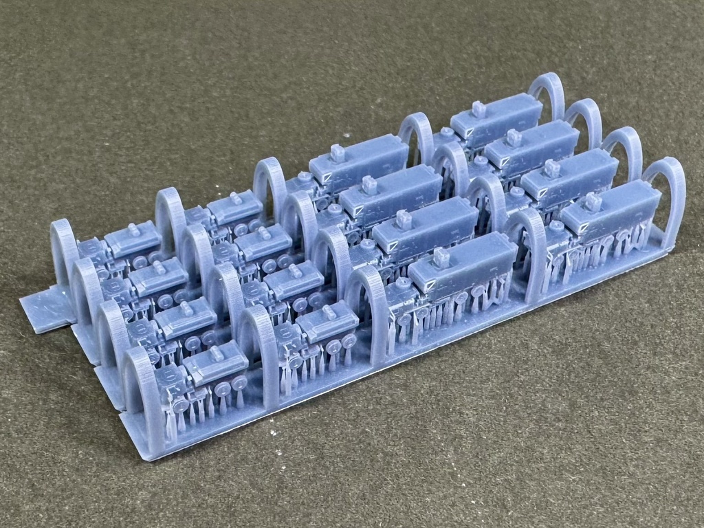 1/700 MUS44 現用米軍 レーザー車両セット