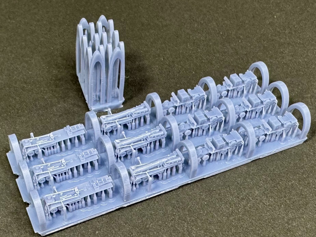 1/700 MUS45 現用米軍 M983トラクター&パーシングⅡセット