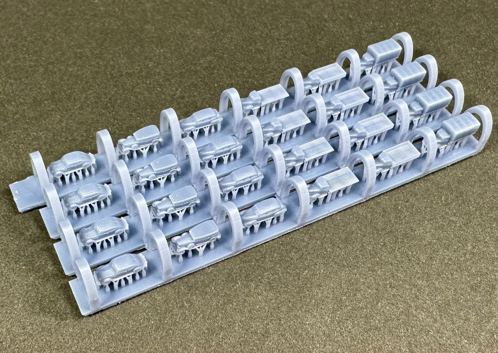 1/700 M22 WWⅡ前、中 米国民間車両セット