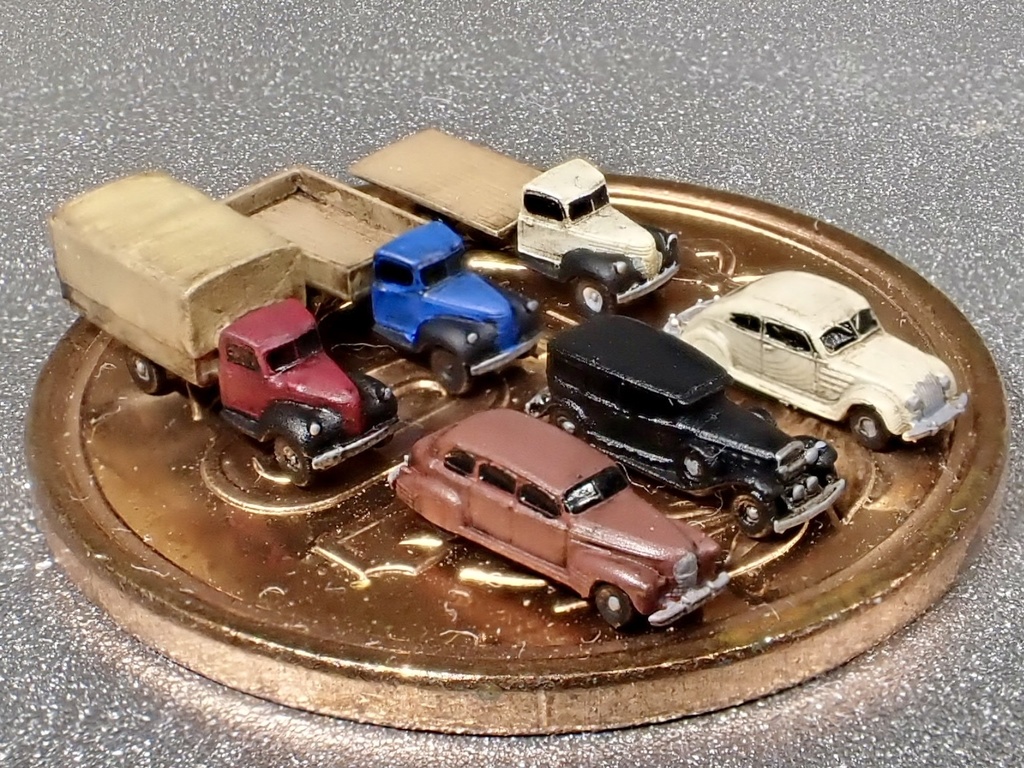 1/700 M22 WWⅡ前、中 米国民間車両セット