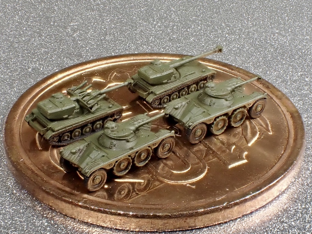 1/700 MF SET6 現用フランス軍軽装甲車両セット