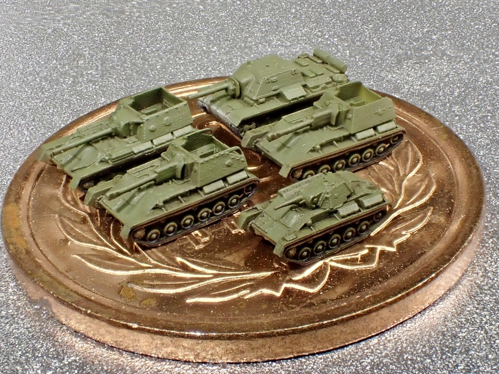 1/700 R SET9 ロシア軍 T-70,SU-76M,SU-85B,SU-76i セット