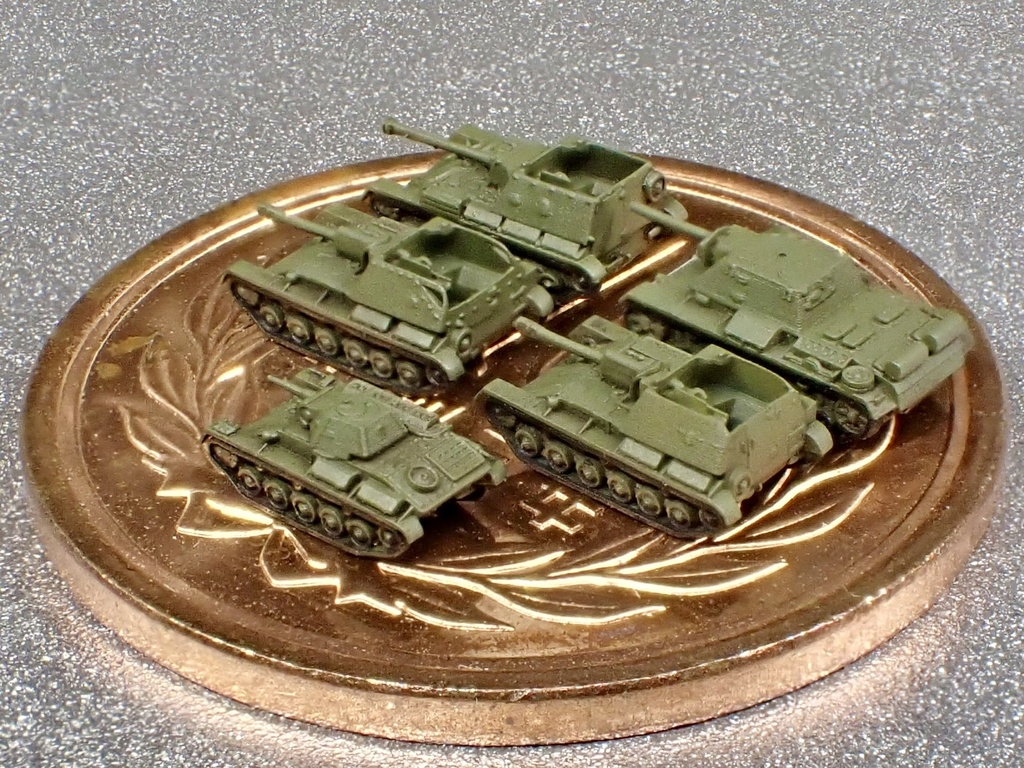 1/700 R SET9 ロシア軍 T-70,SU-76M,SU-85B,SU-76i セット