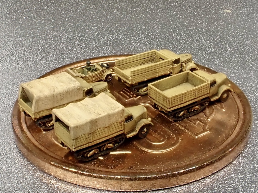 1/700 G43 ドイツ軍 マウルティアトラック セット