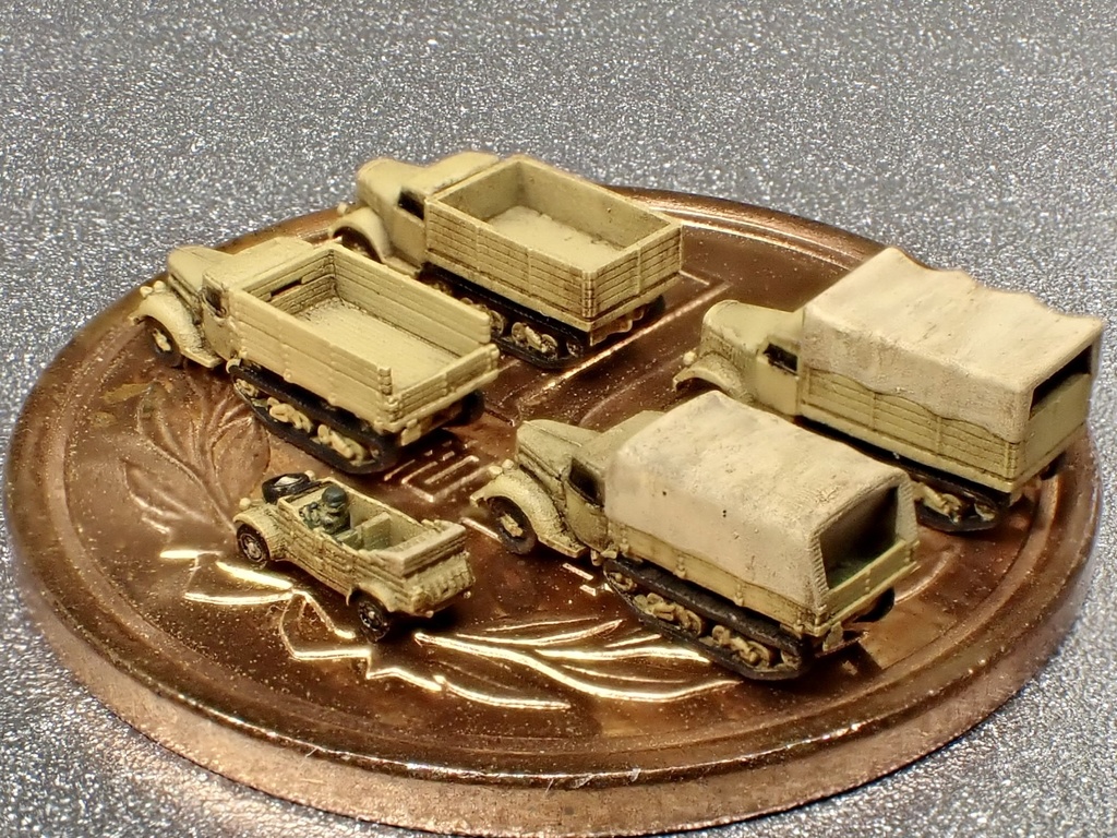 1/700 G43 ドイツ軍 マウルティアトラック セット