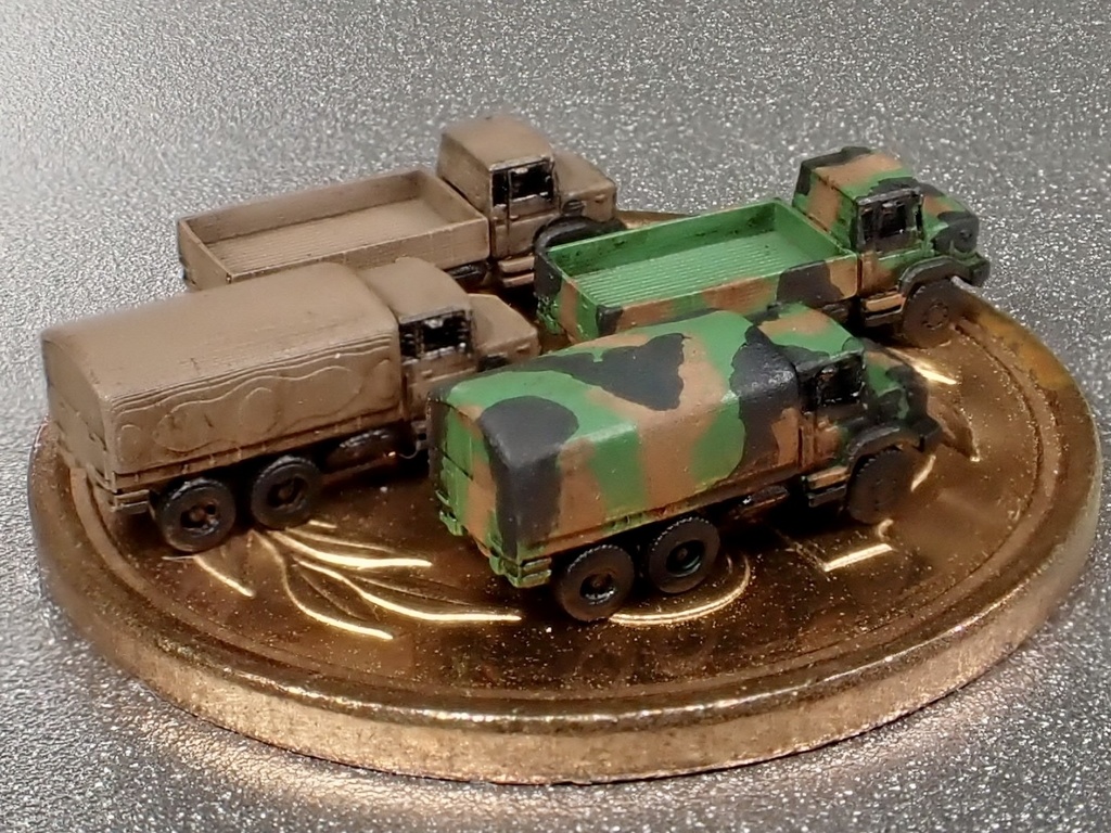 1/700 MF SET7 現用フランス軍 GBC180トラック セット