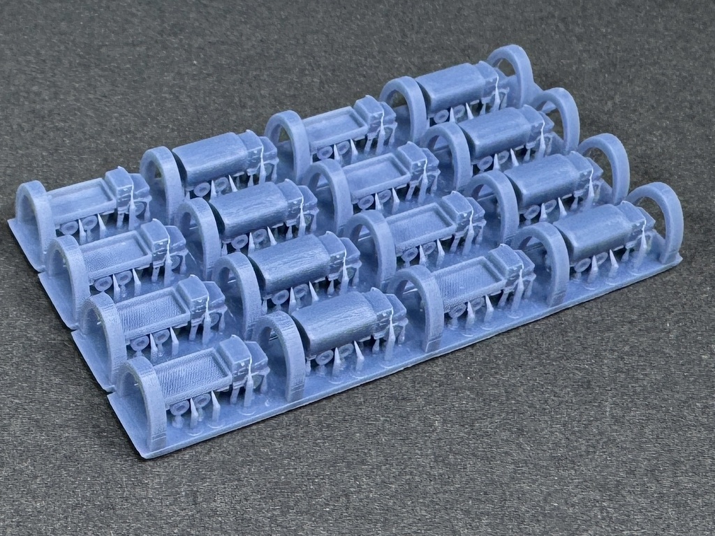 1/700 MF SET7 現用フランス軍 GBC180トラック セット