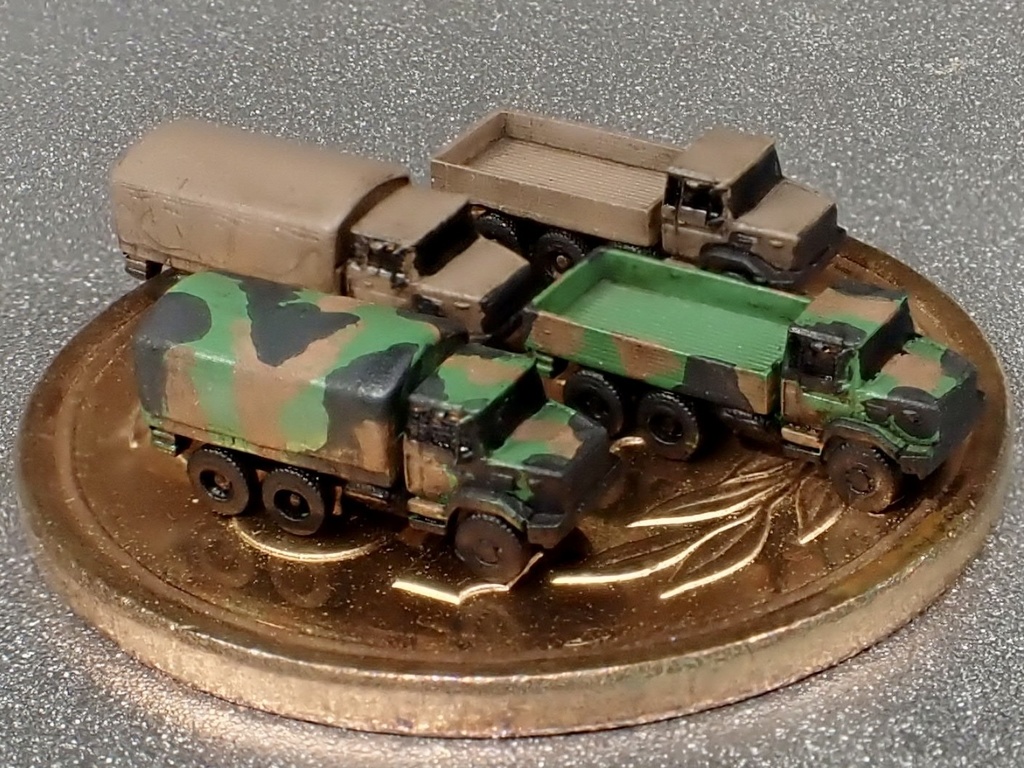 1/700 MF SET7 現用フランス軍 GBC180トラック セット