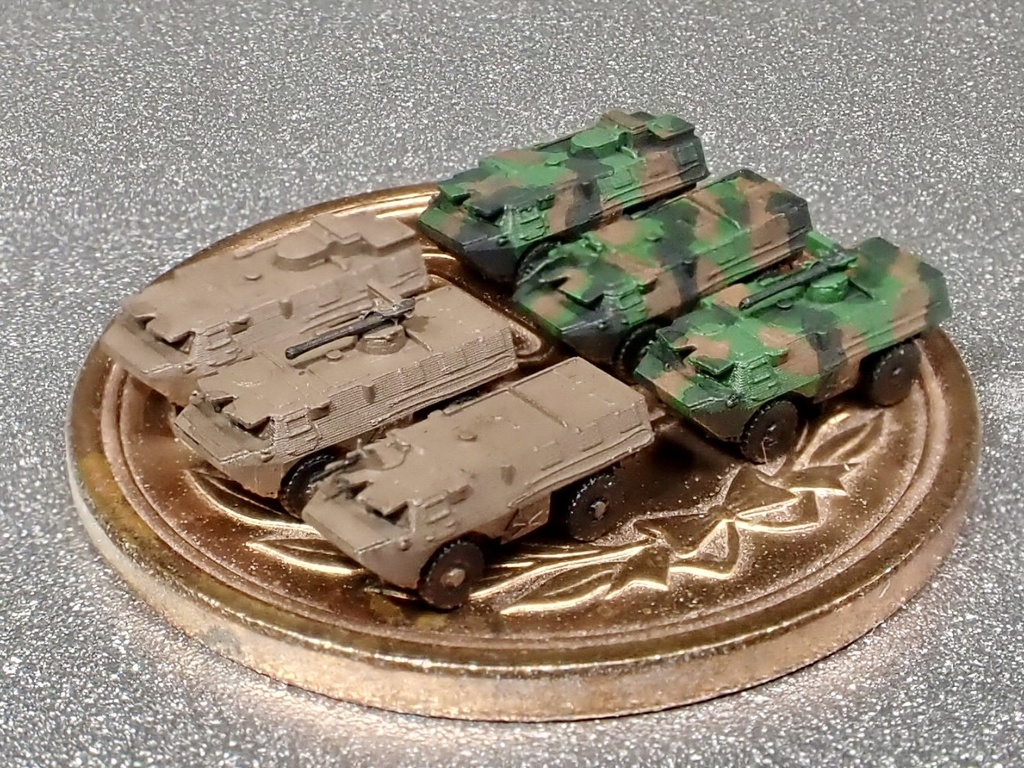 1/700 MF8 現用フランス軍 VAB装輪装甲車セット