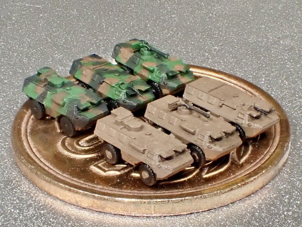 1/700 MF8 現用フランス軍 VAB装輪装甲車セット