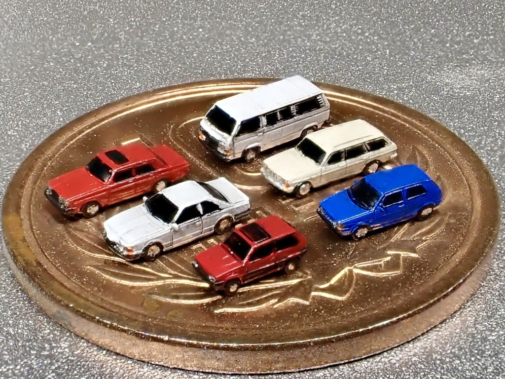 1/700 1980s 欧州車セット