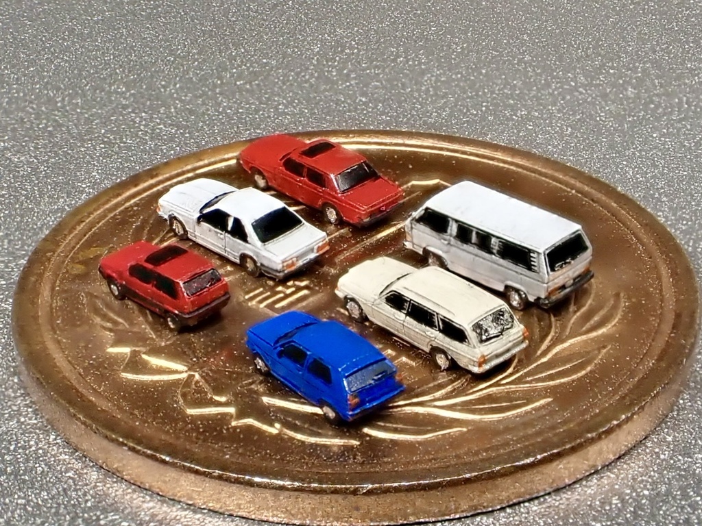 1/700 1980s 欧州車セット