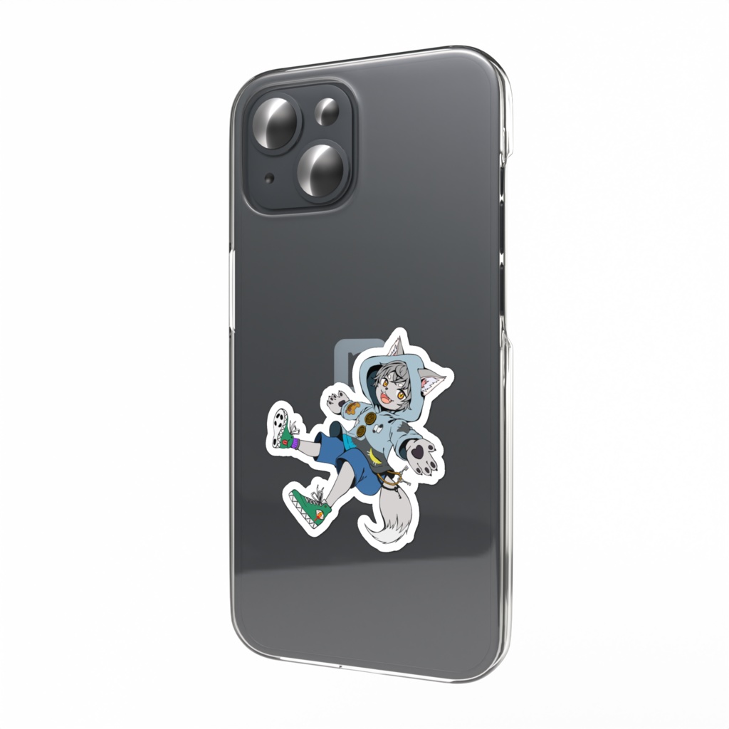 狼谷かざり新衣装記念　スマホステッカー