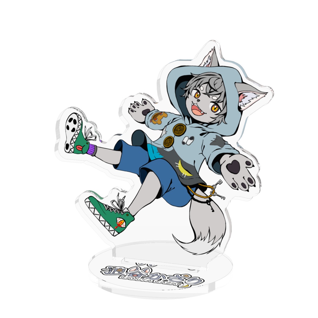 狼谷かざり新衣装記念 アクリルフィギュア