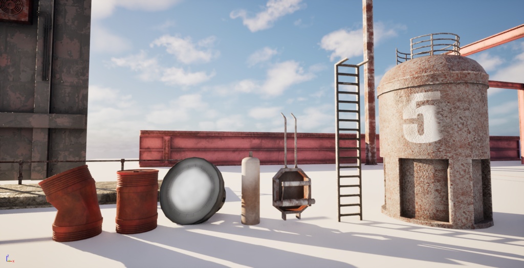 廃工場アセット