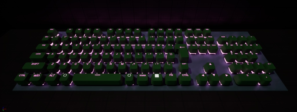 3D キーボード