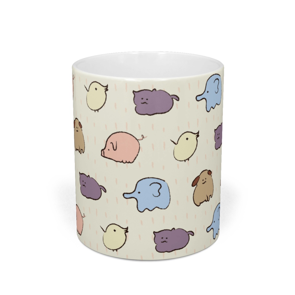 ゆるanimalのマグカップ