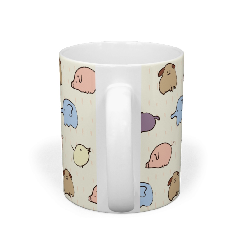 ゆるanimalのマグカップ