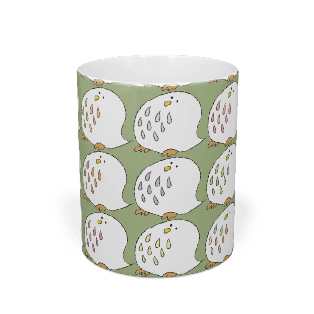 ぽよぽよふくろうのマグカップ