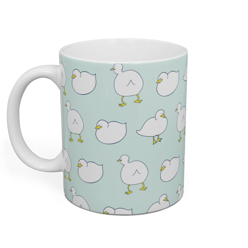 ぷりぷりあひるさんのマグカップ