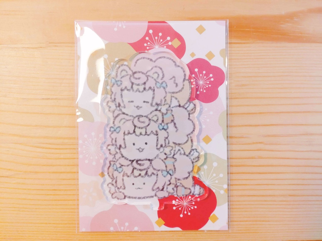 きゃわわぽみ3段タワーアクスタ(おはなの土台)