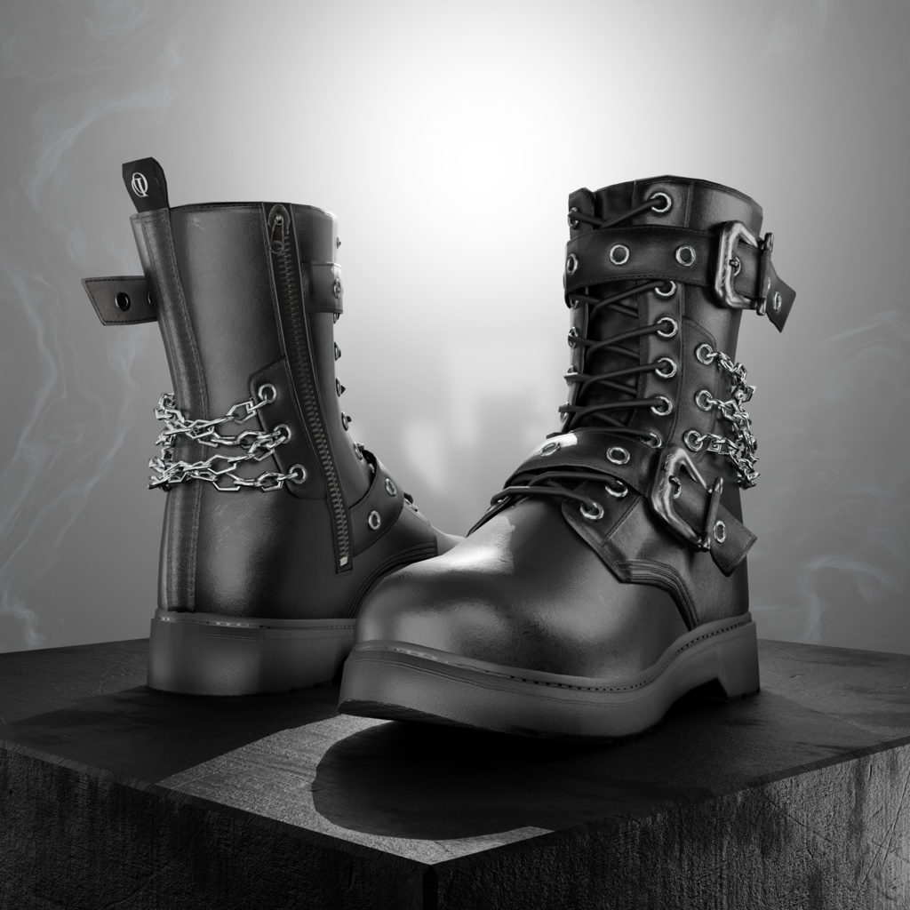OD Techwear Rangers | Ankle boots | Shoes | 3D Asset | Commercial/Personal License