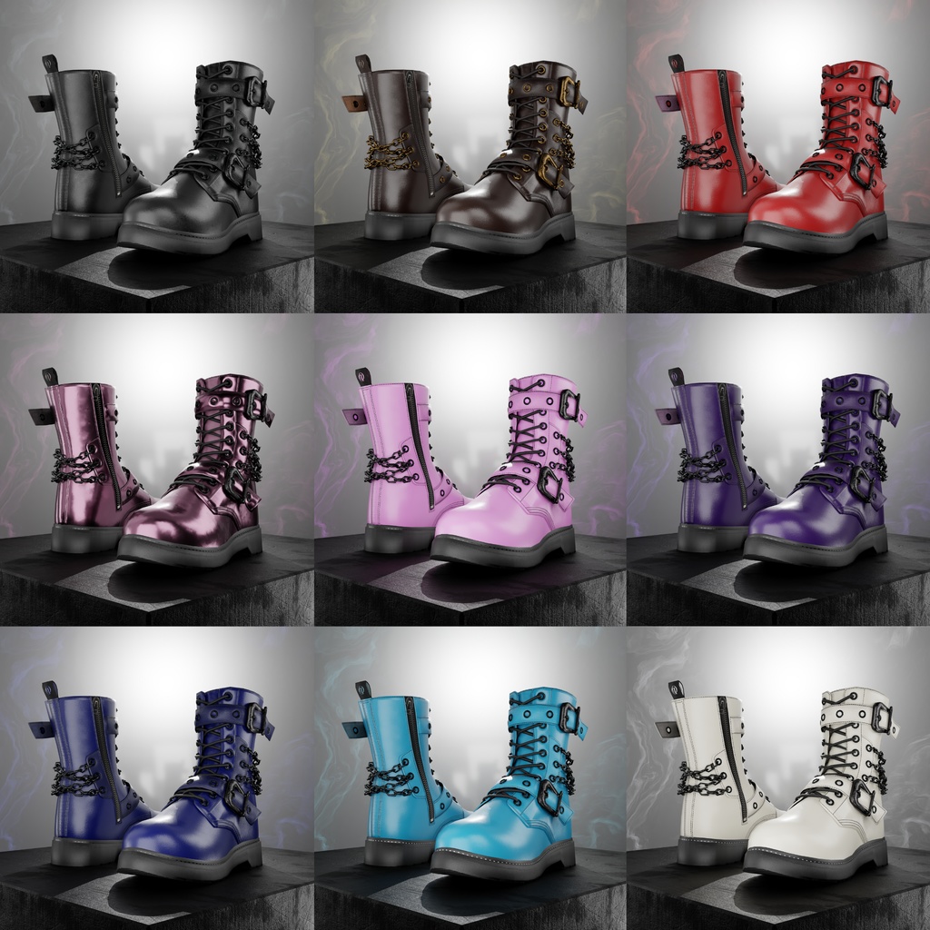 OD Techwear Rangers | Ankle boots | Shoes | 3D Asset | Commercial/Personal License