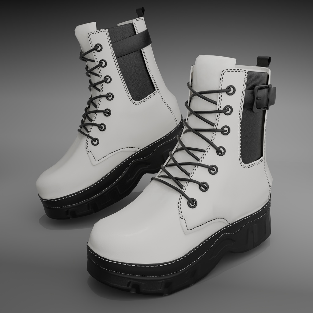 Techwear Boots | Ankle boots | Boot | Shoes | 3D Asset | Personal/Commercial License